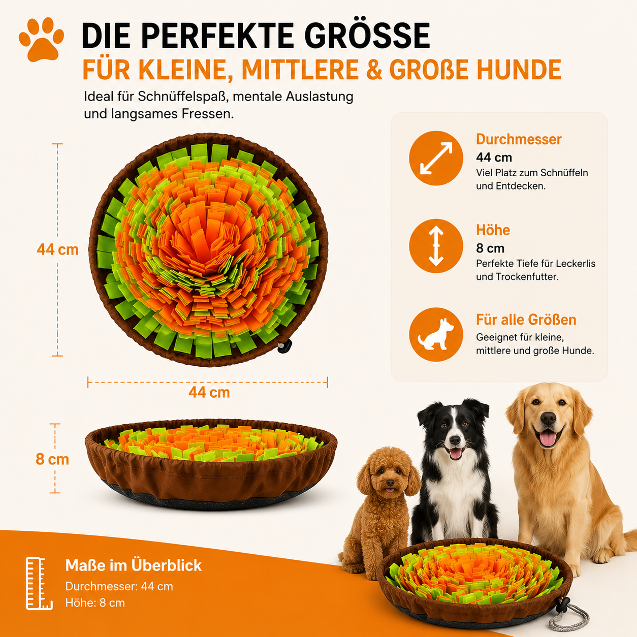 "Schnüffelunterlage für deine Vierbeiner"
